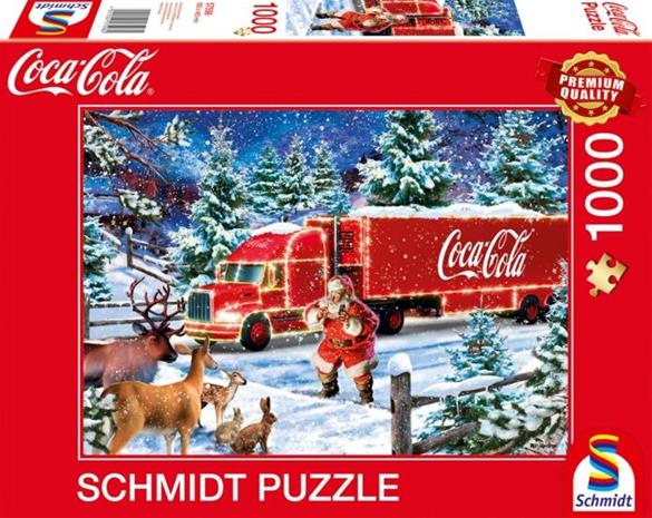 Coca Cola Christmas Truck Palapeli 1000 Palaa Schmidt