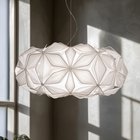C'EST LA VIE riippuvalaisin, valkoinen/läpinäkyvä kaapeli, Ø 53 cm C'EST LA VIE Slamp - Olohuone - Design - Muovi - Varjostimella