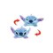 Pehmolelu: Lilo & Stitch - Reversible Stitch (8cm) PEHMO – kuva 1