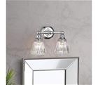 Quintiesse QN-KEYNES2-BATH-LED Kylpyhuoneen seinävalaisin KEYNES 2xG9/3W/230V IP44 kiiltävä kromi
