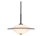 Halo Design 743582 - Riippuvalaisin vaijerilla ORBIT 1xG9/7W/230V ä˜ 24 cm valkoinen/musta/savunvärinen