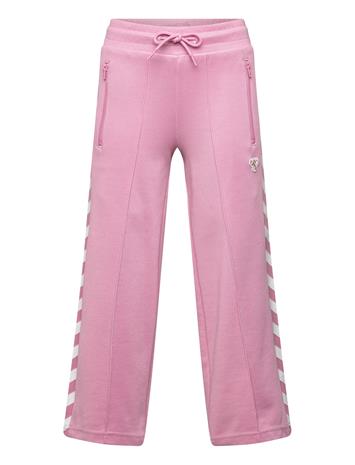 Hummel Hmljr Archive Wide Leg Poly Pants - Pink - 164