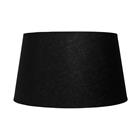 Basic Straight -varjostin, musta, Ø 42 cm – Watt & Veke Watt & Veke - Design - Kangas / tekstiili