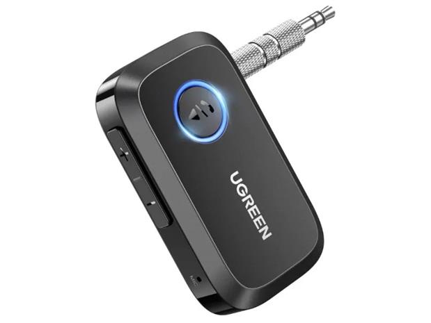 Bluetooth 5.3 äänivastaanotin AUX mini jack 3.5mm Ugreen, musta