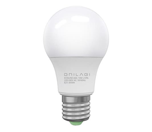 LED-polttimo ECOLINE A60 E27/10W/230V 6500K - Brilagi – kuva 1/1