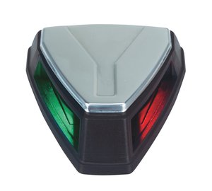 Led bi-color kulkuvalo musta/rst 12v