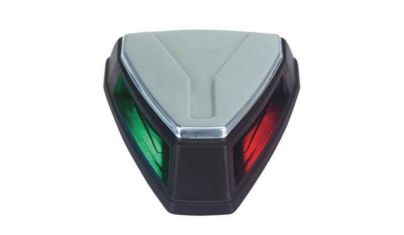 Led bi-color kulkuvalo musta/rst 12v
