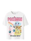 name it Nkfmysa Pokemon Ss Nreg Top Box Sky - White - 146-152
