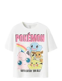 name it Nkfmysa Pokemon Ss Nreg Top Box Sky - White - 146-152