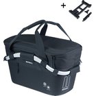 Basil Classic Carry All Iso Mik pyörälaukku, musta, 18l