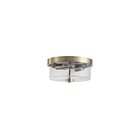 Searchlight 66210-2AB - Kylpyhuoneen kattovalaisin PRESTON, 2 x E27 (max. 60 W), 230 V, IP44, halkaisija 33 cm, messinki
