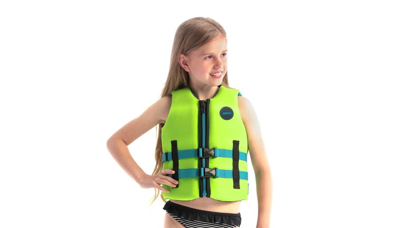 Jobe Neoprene lasten vihreä kelluntaliivi