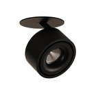 Braccio LED-uppovalo, musta, metalli, Ø 8,5 cm ANTIDARK - Makuuhuone - Moderni - Pyöreä
