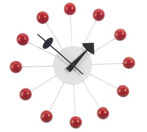 Vitra Ball Seinäkello - Seinäkellot Metalli Punainen - 20125005