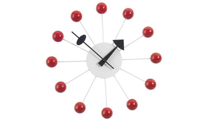 Vitra Ball Seinäkello - Seinäkellot Metalli Punainen - 20125005