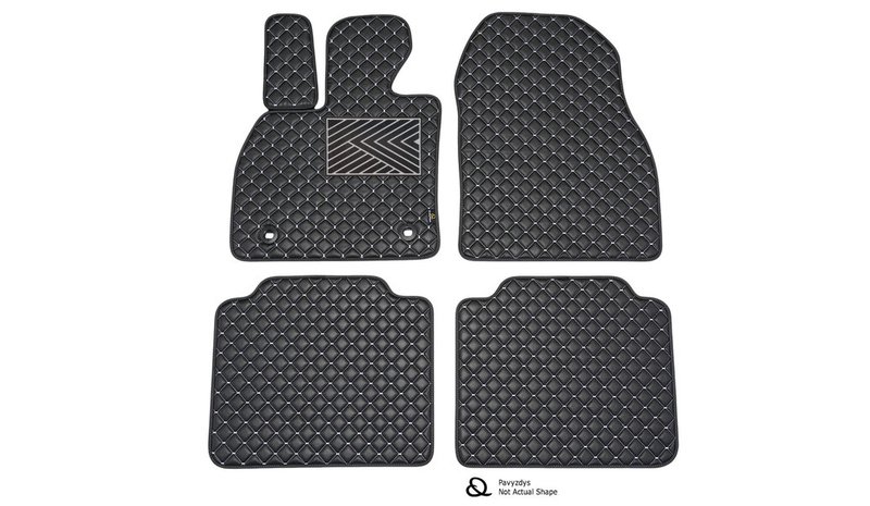 Lattiamatot QuiltyMats Dodge RAM 2009-2019 (4 kpl), Musta-Harmaa /13-14