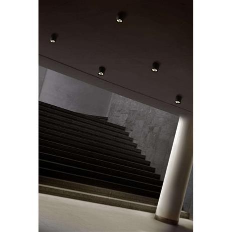 Light-Point Solo Round spotlight Black/white, 3000 kelviniä