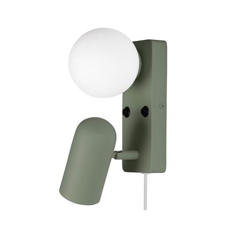 Globen Lighting - Doppio Seinävalaisin Vihreä