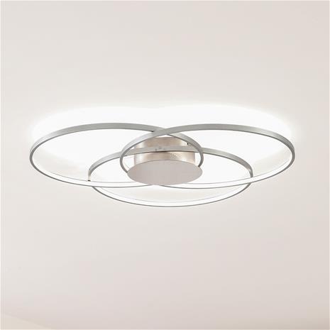 Lindby Riley LED-kattovalaisin himmentimellä