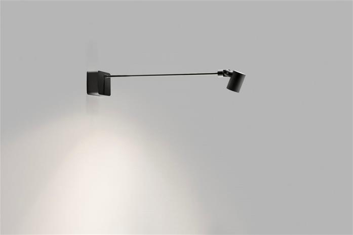 Light-Point - Focus Gallery LED 3000K Seinävalaisin Musta – kuva 3/3