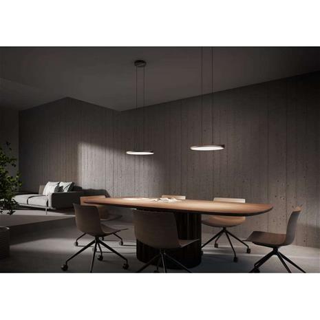 LIGHT-POINT - Inlay S2 Disc Riippuvalaisin Matt Black/Satin Silver Light-Point