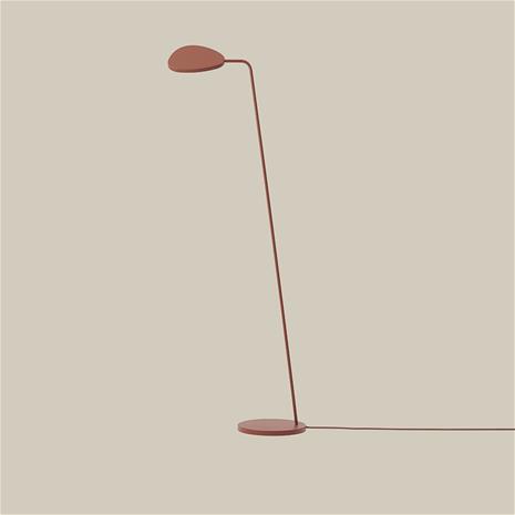 Muuto Leaf lattiavalaisin Copper brown