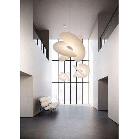 Luceplan - Levante Riippuvalaisin Small Matt White/White Luceplan