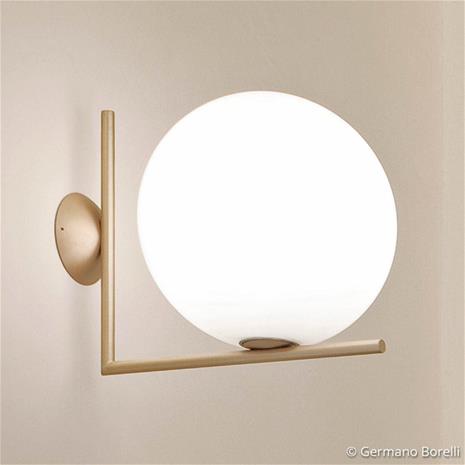 Flos IC Lights C/W2 Katto/Seinävalaisin, Messinki