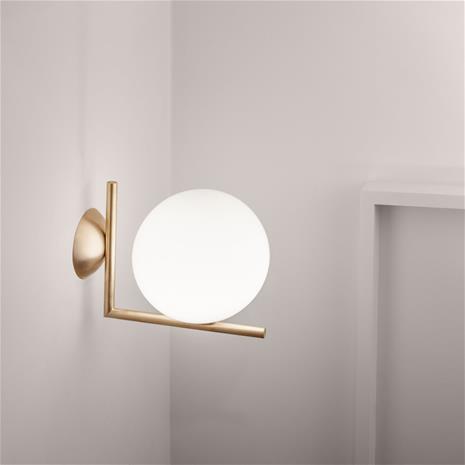 Flos IC Lights C/W1 Katto/Seinävalaisin, Messinki – kuva 5/6