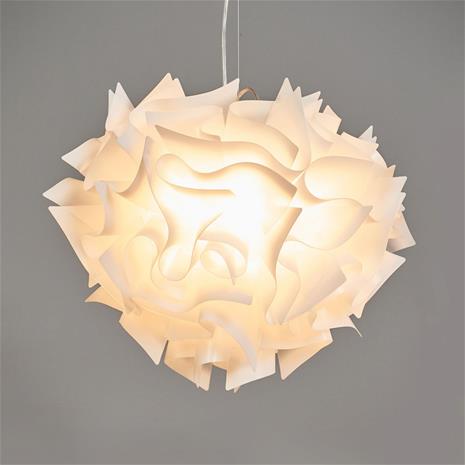 Slamp Veli -design-riippuvalo, Ø 42 cm, opaali
