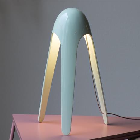 Martinelli Luce Cyborg -LED-pöytälamppu, sininen