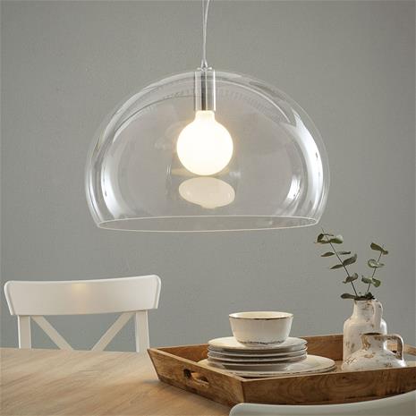 Kartell FL/Y Valaisin, Transparent