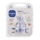 Ainu MAM Teat 1 0kk 2kpl vesi-maitotutti