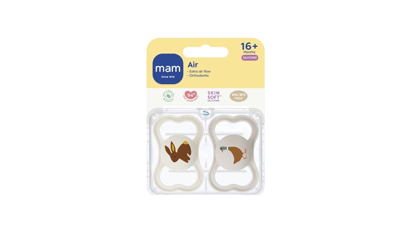 Ainu MAM Air +16kk 2kpl silikonitutti
