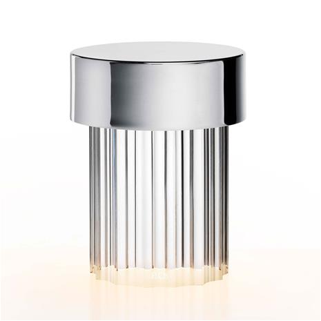 Flos Last Order Fluted Table Lamp, Stainless steel – kuva 7/8