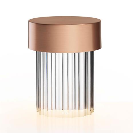 Flos Last Order Fluted Table Lamp, Copper