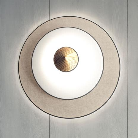 Forestier Cymbal S -LED-seinävalaisin, natur