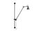 DCW - 214 Seinävalaisin Round Chrome/Black Lampe Gras – kuva 2