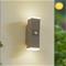 Lindby LED-ulkoseinävalaisin Sally, 22 cm, harmaa, anturi – kuva 3