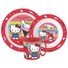 Hello Kitty And Friends lasten astiasetti, 3 osaa