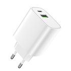 Forever seinälaturi 1xUSB QC 3.0 + 1xUSB-C PD 20W LS-04 valkoinen