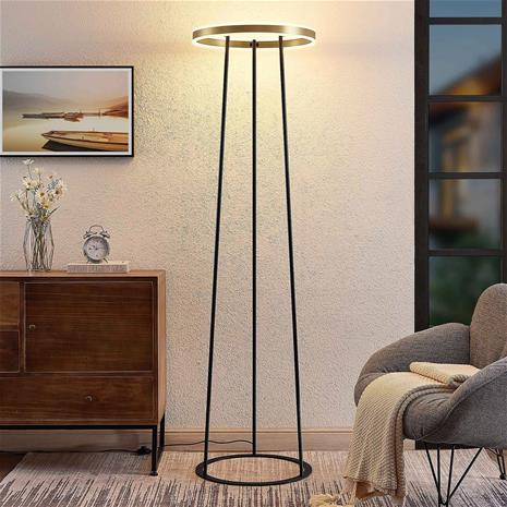 Lucande - Seppe LED Lattiavalaisin Brass