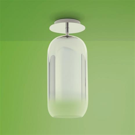 Artemide - Gople Mini Kattovalaisin Silver