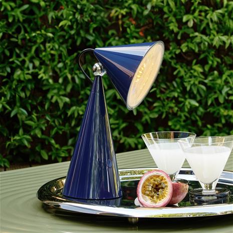 Tom Dixon - Pose Portable Pöytävalaisin Indigo – kuva 5/6
