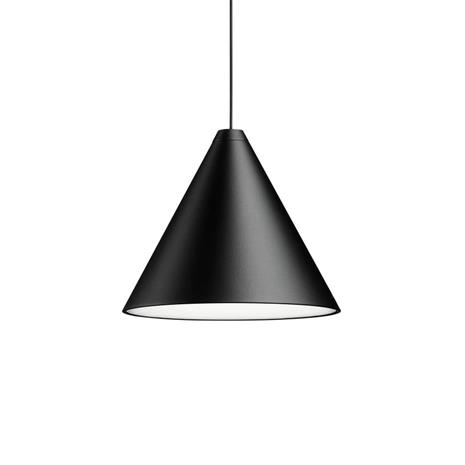 Flos String Light Cone Pendant 12M Dimmable With Soft Touch, Black
