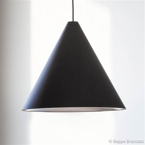 Flos String Light Cone Pendant 12M Dimmable With Soft Touch, Black