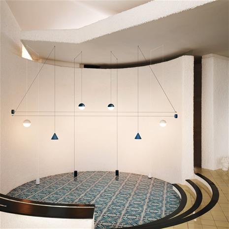 Flos String Light Sphere Pendant 12M Dimmable With Soft Touch, White