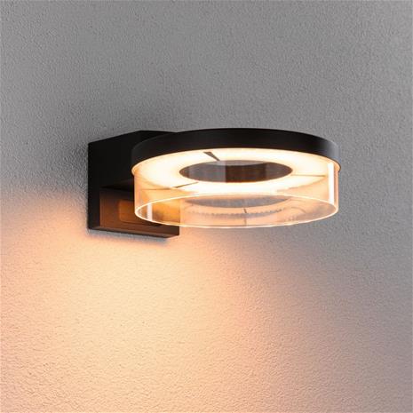 Paulmann - Capera Ulko Seinävalaisin Zigbee w/Sensor SWR Anthracite