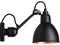 DCW - 304 Seinävalaisin Musta/Musta/Kupari Lampe Gras – kuva 2