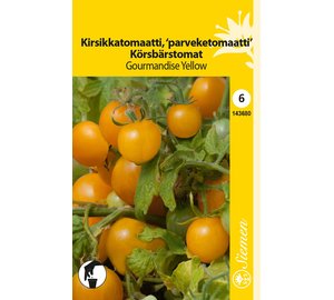 Kirsikkatomaatti gourmandise yellow siemen